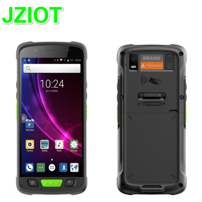 JZIOT V9000P 5.5 इंच पोर्टेबल एंड्रॉयड 9.0 यूएचएफ एचएफ एलएफ आरएफआईडी रीडर 1 डी 2 डी बारकोड स्कैनर पीडीए